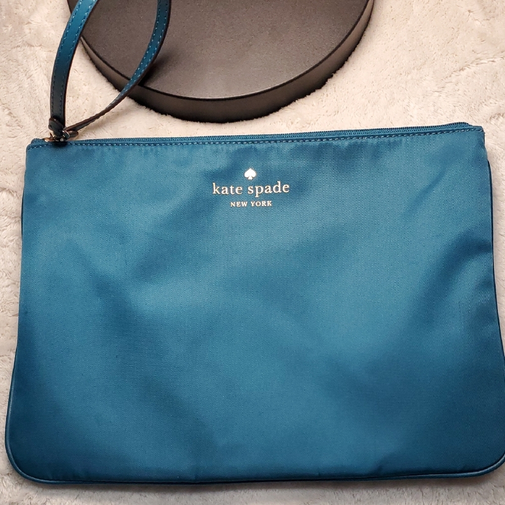 Kate Spade Teal Wristlet Clutch